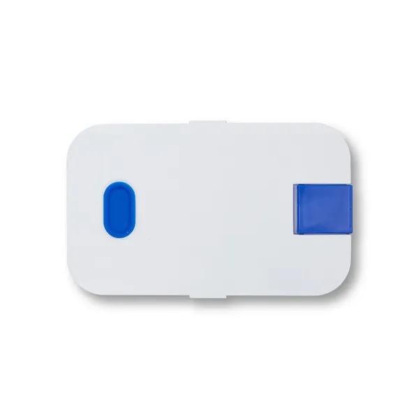 7.5" x 4.5" x 2.25" Bento-style polypropylene lunchbox with plastic divider,... from ASI 79530 Prime Line