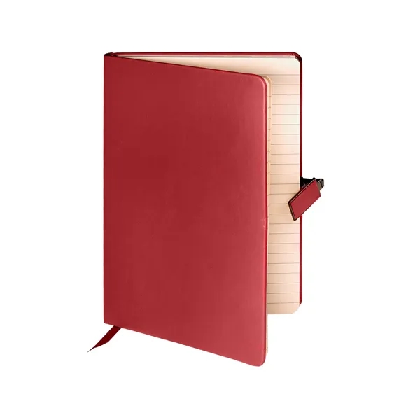 Leeman Tuscany Journal With Magnetic Badge Closure... from ASI 79530 Prime Line