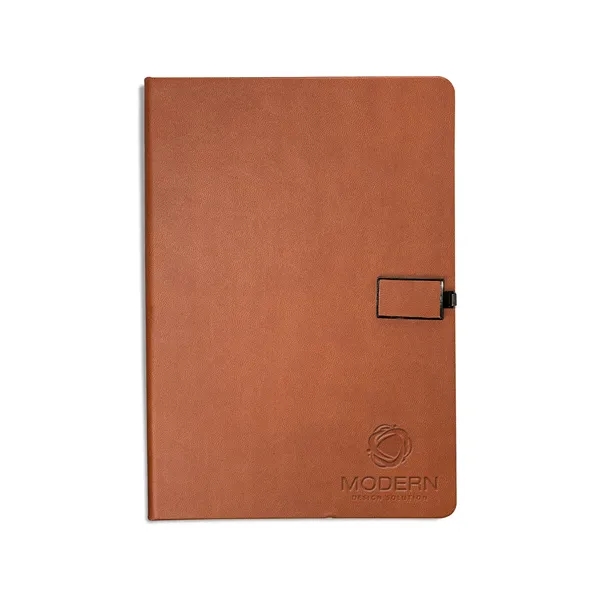 Leeman Tuscany Journal With Magnetic Badge Closure... from ASI 79530 Prime Line