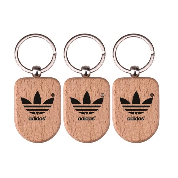 ECO friendly wooden key holder... from ASI 74585 Nu Promo International / Nu Promo Line