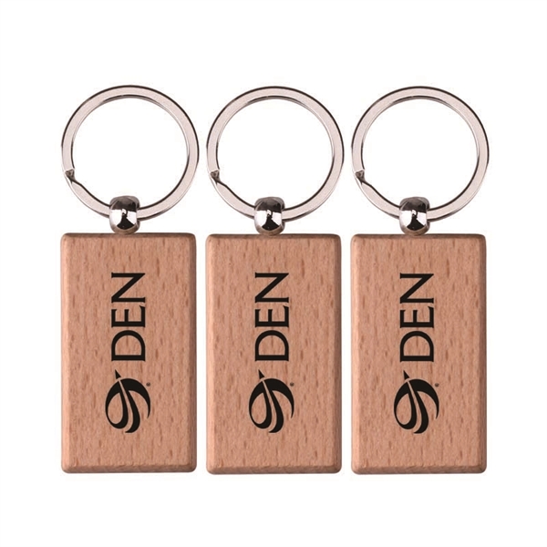 ECO friendly wooden key holder... from ASI 74585 Nu Promo International / Nu Promo Line