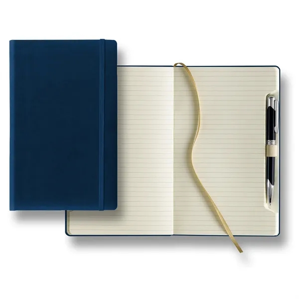 Journal with metal pen, 240 tabbed pages of ivory paper and... from ASI 68507 The Magnet Group / Castelli