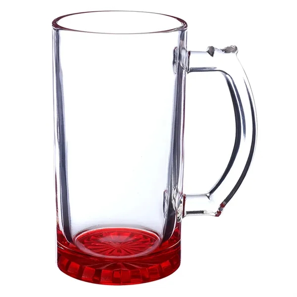 16 oz. star-bottom sports beer mug with handy thumb grip.... from ASI 68507 The Magnet Group / Benchmark Crystal & Clocks