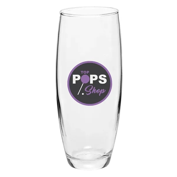 9 oz. stemless champagne flute glass.... from ASI 68507 The Magnet Group / Benchmark Crystal & Clocks