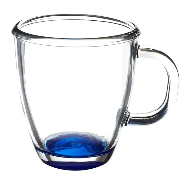 11.75 oz. clear coffee mug with handle and smooth rounded rim.... from ASI 68507 The Magnet Group / Benchmark Crystal & Clocks