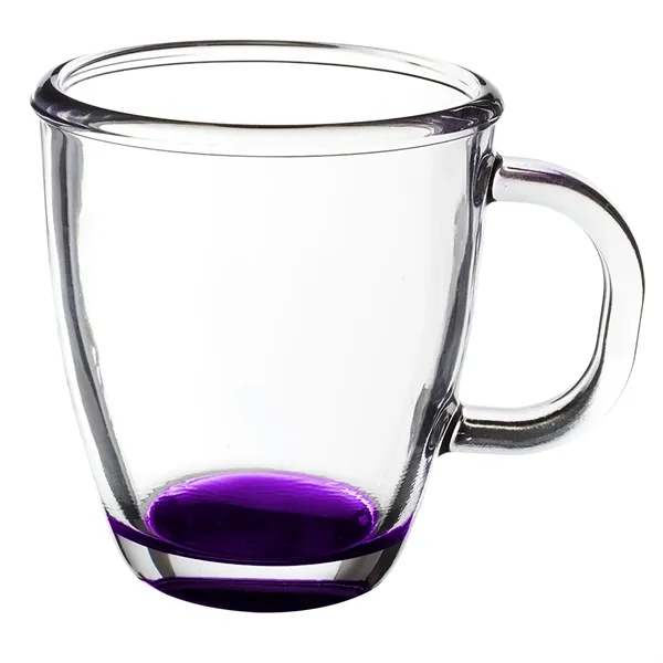 11.75 oz. clear coffee mug with handle and smooth rounded rim.... from ASI 68507 The Magnet Group / Benchmark Crystal & Clocks