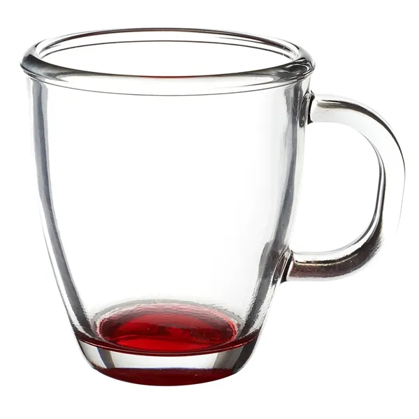 11.75 oz. clear coffee mug with handle and smooth rounded rim.... from ASI 68507 The Magnet Group / Benchmark Crystal & Clocks