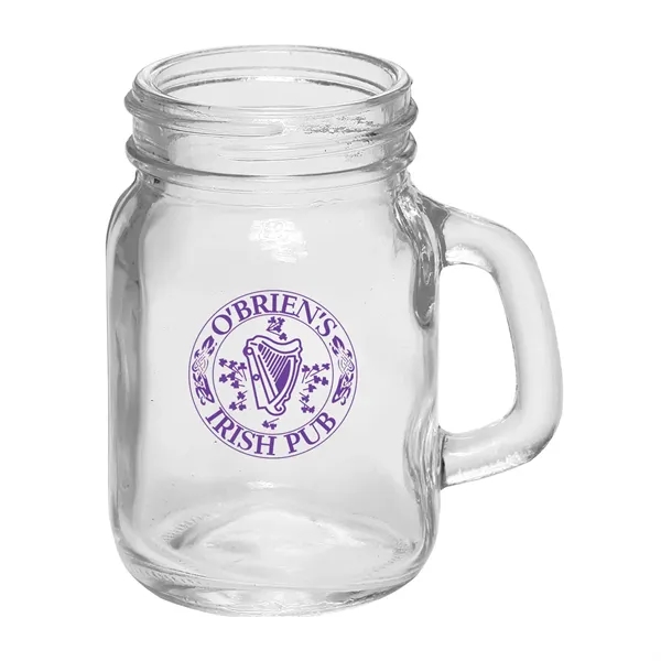 4.5 oz. clear mini mason jar glass.... from ASI 68507 The Magnet Group / Benchmark Crystal & Clocks