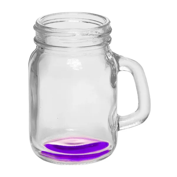 4.5 oz. clear mini mason jar glass.... from ASI 68507 The Magnet Group / Benchmark Crystal & Clocks
