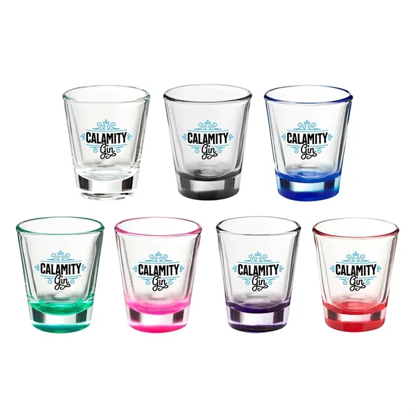 1.75 oz. customized shot glass.... from ASI 68507 The Magnet Group / Benchmark Crystal & Clocks