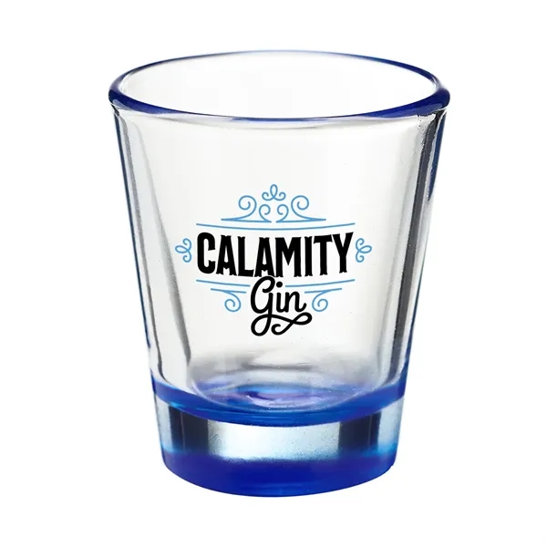 1.75 oz. customized shot glass.... from ASI 68507 The Magnet Group / Benchmark Crystal & Clocks