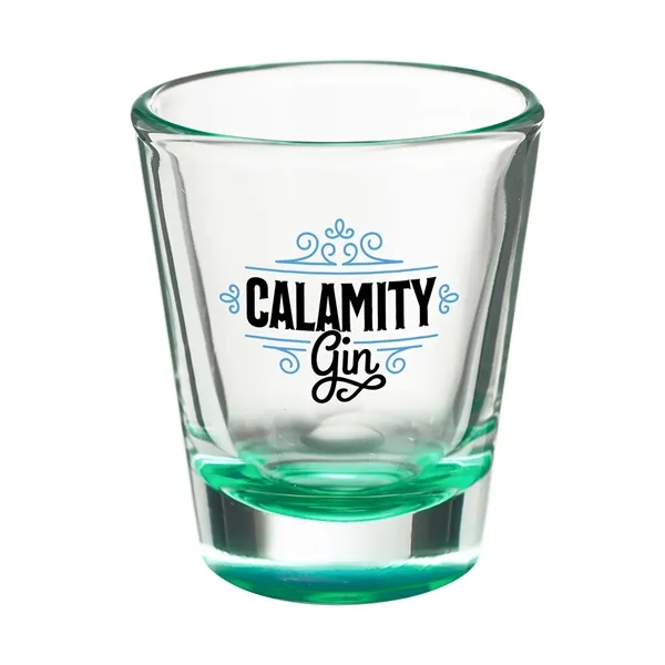 1.75 oz. customized shot glass.... from ASI 68507 The Magnet Group / Benchmark Crystal & Clocks