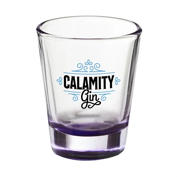 1.75 oz. customized shot glass.... from ASI 68507 The Magnet Group / Benchmark Crystal & Clocks
