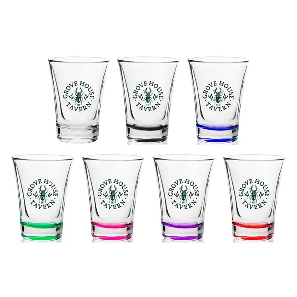 2 oz. clear shot glass.... from ASI 68507 The Magnet Group / Benchmark Crystal & Clocks