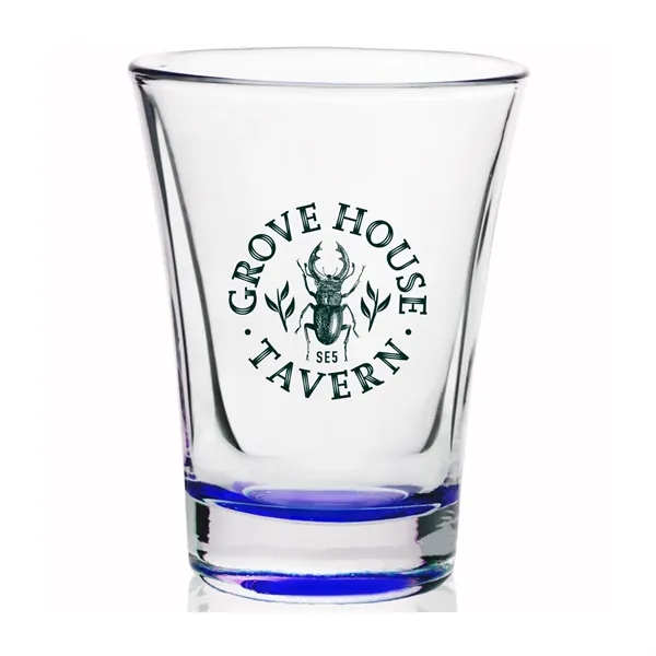 2 oz. clear shot glass.... from ASI 68507 The Magnet Group / Benchmark Crystal & Clocks