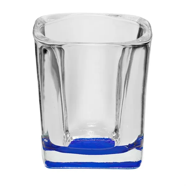 2 oz. square shot glass.... from ASI 68507 The Magnet Group / Benchmark Crystal & Clocks