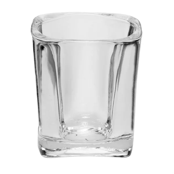 2 oz. square shot glass.... from ASI 68507 The Magnet Group / Benchmark Crystal & Clocks