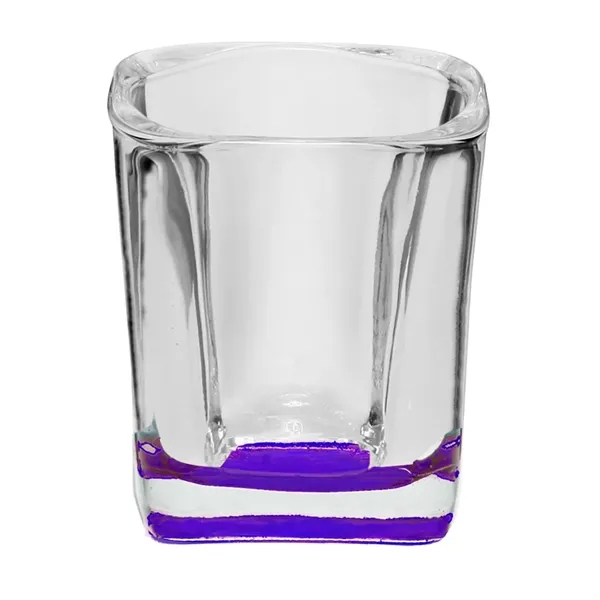 2 oz. square shot glass.... from ASI 68507 The Magnet Group / Benchmark Crystal & Clocks