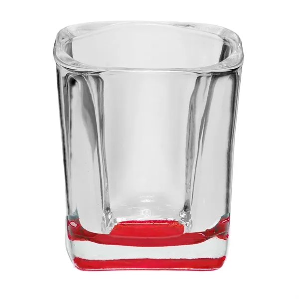 2 oz. square shot glass.... from ASI 68507 The Magnet Group / Benchmark Crystal & Clocks