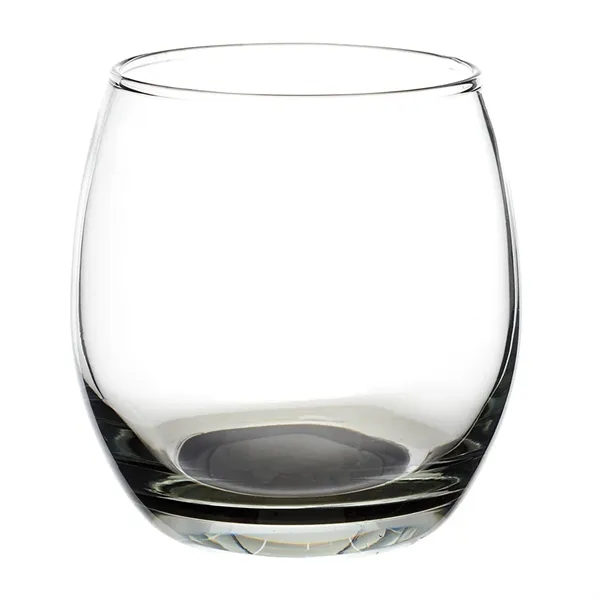 11.5 oz. stemless wine glass with a round complexion and ridged... from ASI 68507 The Magnet Group / Benchmark Crystal & Clocks
