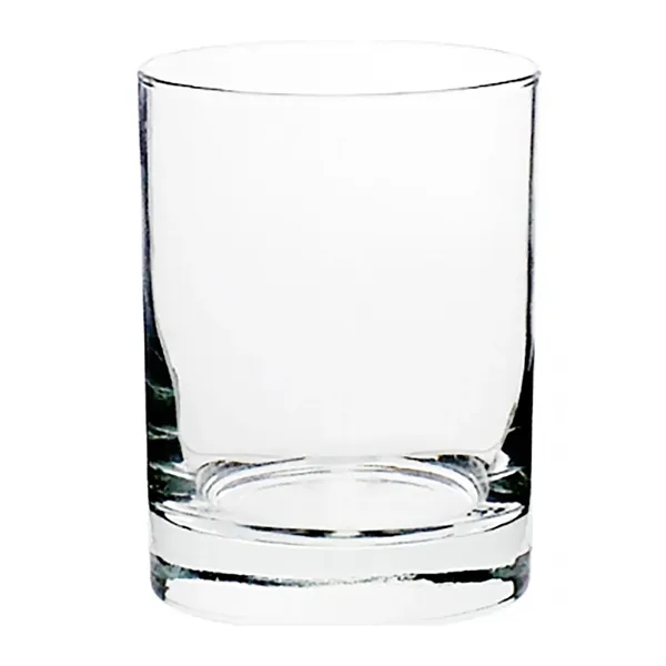 13.5 oz cylindrical whiskey glass with heavy base and smooth rim.... from ASI 68507 The Magnet Group / Benchmark Crystal & Clocks