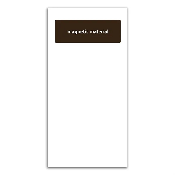Magnetic stick up card with a spot to place business information... from ASI 68507 The Magnet Group / Magnet LLC™