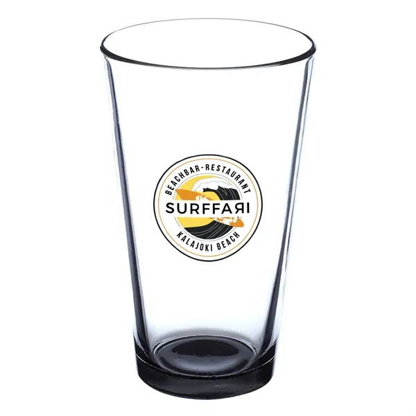 16 oz. clear pint glass.... from ASI 68507 The Magnet Group / Benchmark Crystal & Clocks