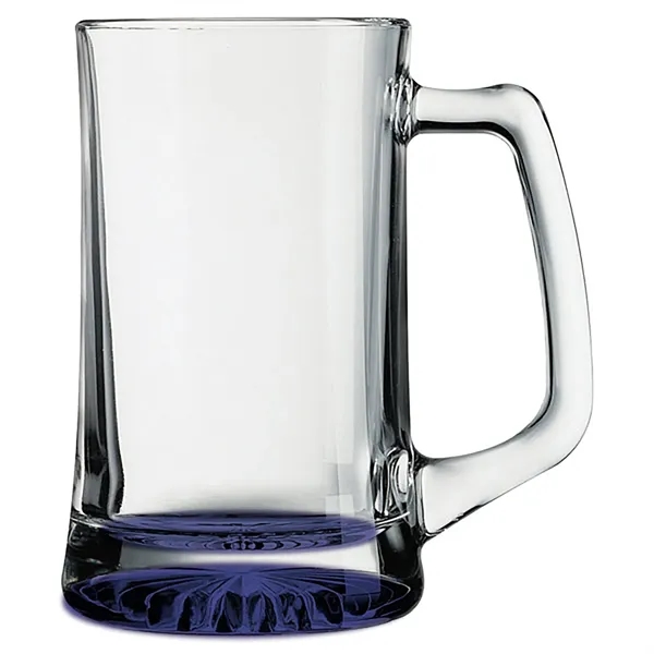 25 oz. glass beer mug with a thick protruding star-bottom base.... from ASI 68507 The Magnet Group / Benchmark Crystal & Clocks