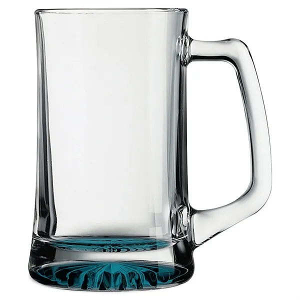 25 oz. glass beer mug with a thick protruding star-bottom base.... from ASI 68507 The Magnet Group / Benchmark Crystal & Clocks
