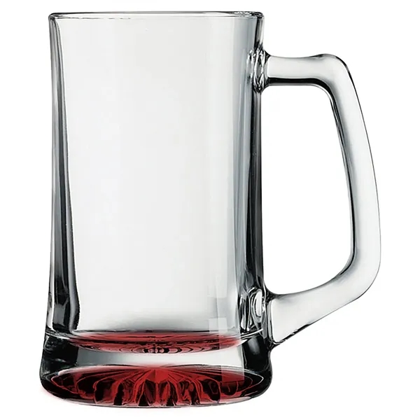 25 oz. glass beer mug with a thick protruding star-bottom base.... from ASI 68507 The Magnet Group / Benchmark Crystal & Clocks