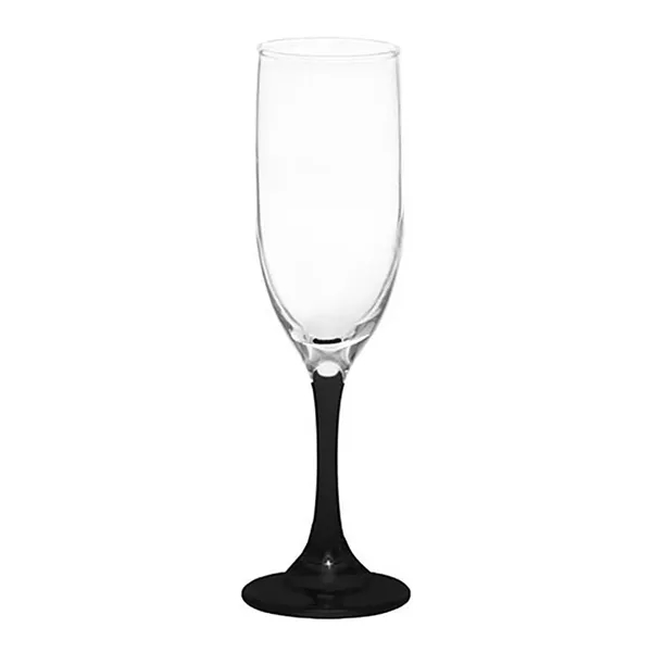6.25 oz. champagne flute glass with a  strong sturdy base,... from ASI 68507 The Magnet Group / Benchmark Crystal & Clocks