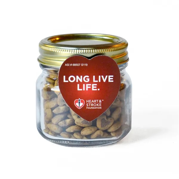 Half Pint Jar w/ Heart Magnet Pet Fill... from ASI 68507 The Magnet Group