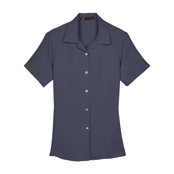 Harriton Women's Bahama Cord Camp Shirt... from ASI 84358 S&S Activewear