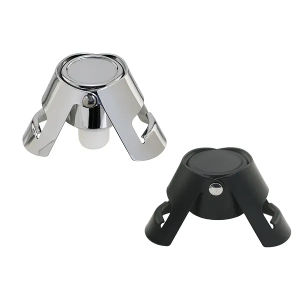 Champagne stopper with recessed top for full color doming labels.... from ASI 55450 Franmara Inc