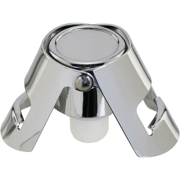 Champagne stopper with recessed top for full color doming labels.... from ASI 55450 Franmara Inc