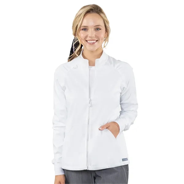 Med Couture - Touch - Women's 4-Pocket Zip-Front Jacket... from ASI 86018 Scrub Authority / Uniform Stores