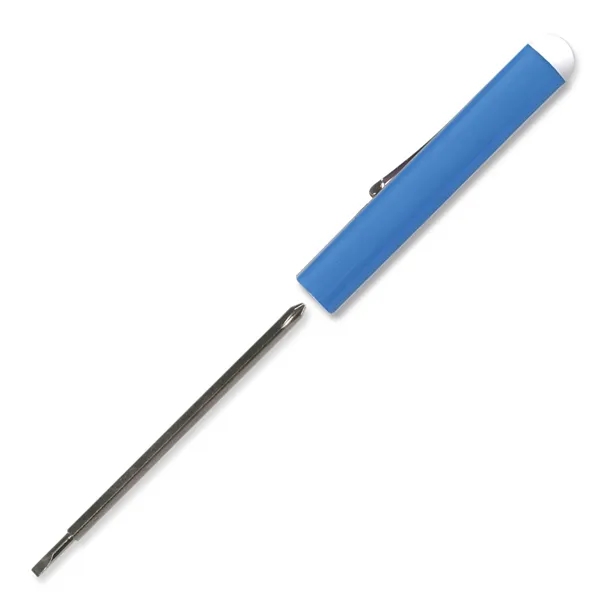5.12"W x 0.5"D reversible flat blade screwdriver with Phillips head and... from ASI 54040 Fey Promo / Mi Line by Fey