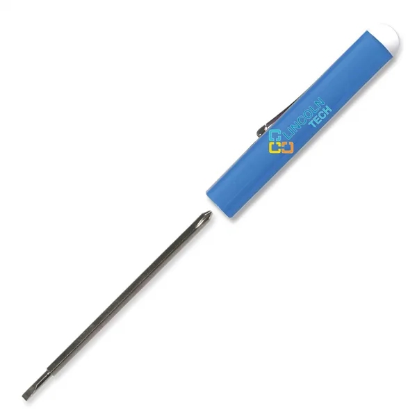 5.12"W x 0.5"D reversible flat blade screwdriver with Phillips head and... from ASI 54040 Fey Promo / Mi Line by Fey