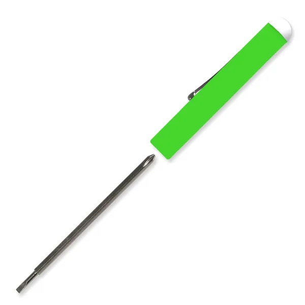 5.12"W x 0.5"D reversible flat blade screwdriver with Phillips head and... from ASI 54040 Fey Promo / Mi Line by Fey