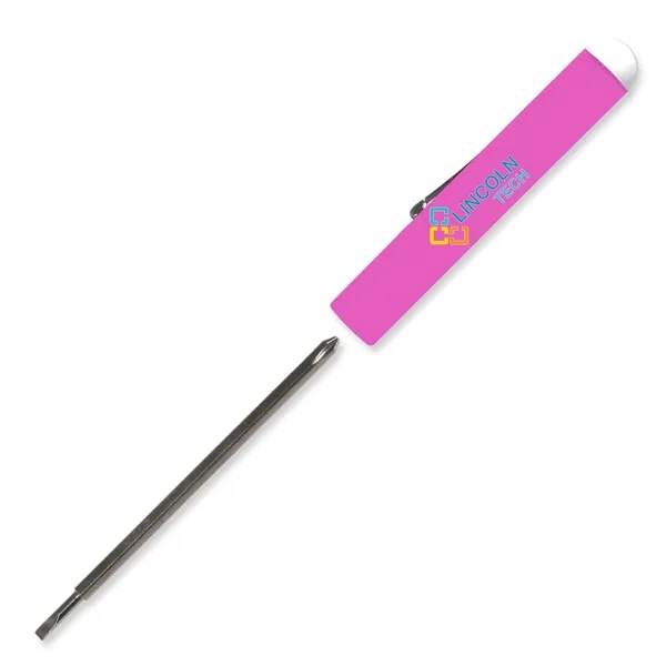 5.12"W x 0.5"D reversible flat blade screwdriver with Phillips head and... from ASI 54040 Fey Promo / Mi Line by Fey