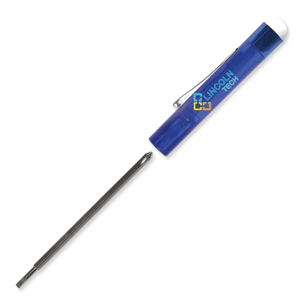 5.12"W x 0.5"D reversible flat blade screwdriver with Phillips head and... from ASI 54040 Fey Promo / Mi Line by Fey
