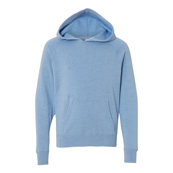 Youth raglan hooded pullover made of a special blend of polyester... from ASI 84358 S&S Activewear