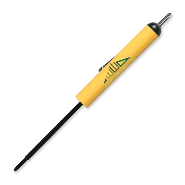 6"W x 0.5"D blade (flat head) screwdriver with a #0 Phillips... from ASI 54040 Fey Promo / Mi Line by Fey