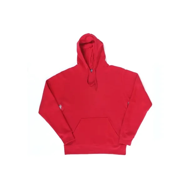 Fleece hooded sweatshirt with flat draw cord and front pouch pocket.... from ASI 84358 S&S Activewear