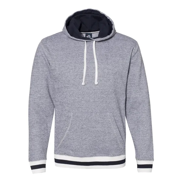 Peppered Fleece Lapover Hooded Pullover... from ASI 84358 S&S Activewear