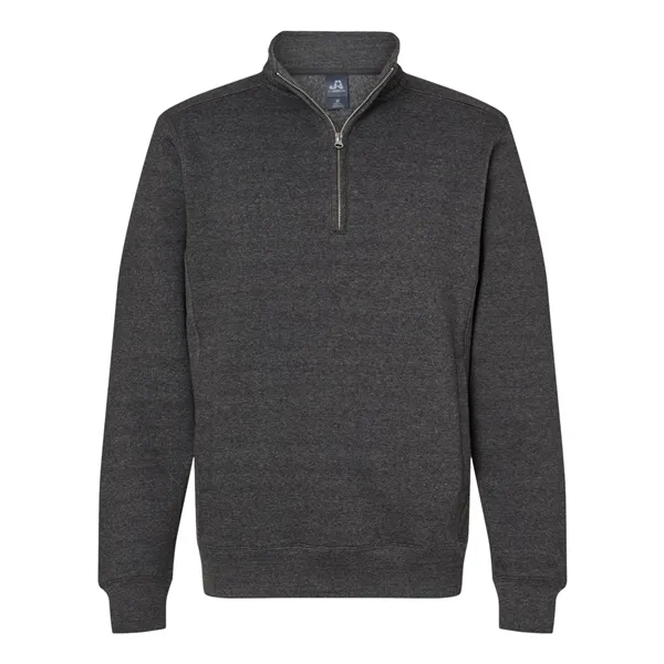 J. America Heavyweight Fleece Quarter-Zip Sweatshirt... from ASI 84358 S&S Activewear