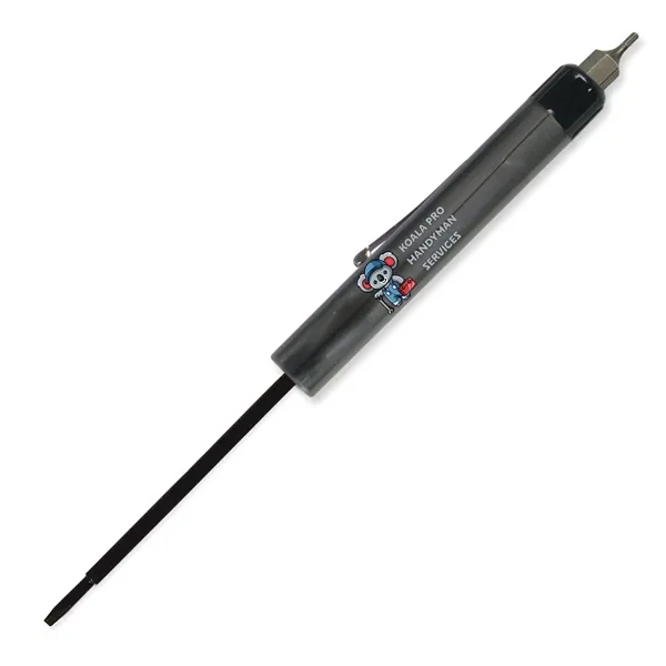 6.31"W x 0.5" Diameter blade (flat head) screwdriver with hex-bit top.... from ASI 54040 Fey Promo / Mi Line by Fey