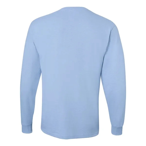 Adult long sleeve 5.6 oz. 50% cotton / 50% polyester t-shirt.... from ASI 84358 S&S Activewear