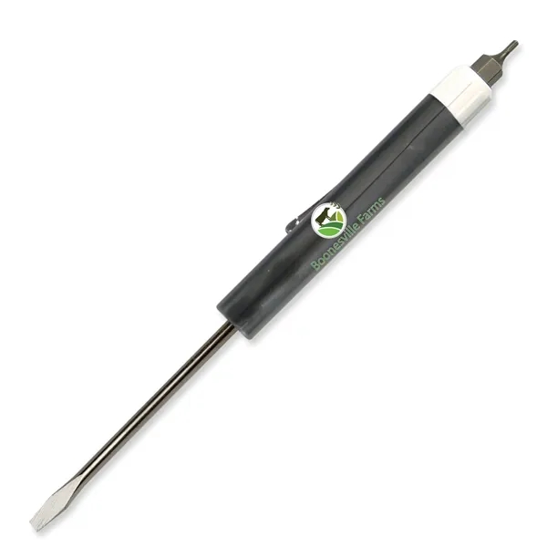 6.31" x 0.5" Diameter blade (flat head) screwdriver with a hex-bit... from ASI 54040 Fey Promo / Mi Line by Fey
