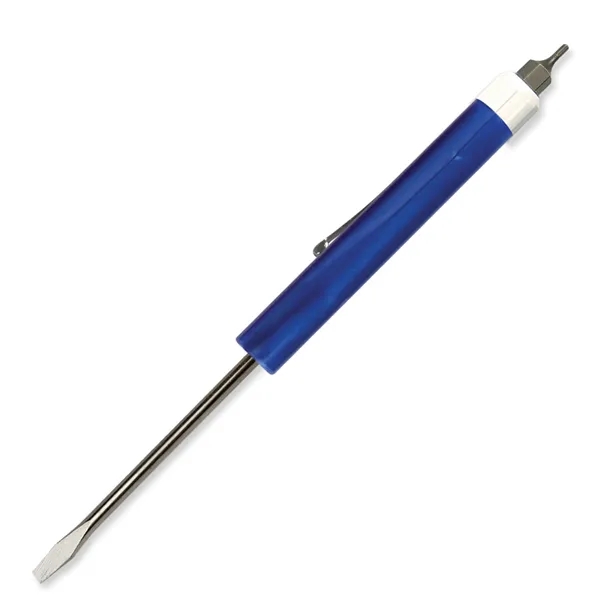 6.31" x 0.5" Diameter blade (flat head) screwdriver with a hex-bit... from ASI 54040 Fey Promo / Mi Line by Fey